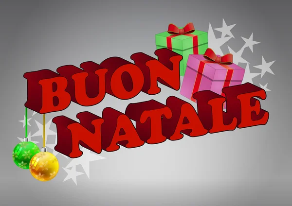 Buon Natale. Ciao. — Vettoriale Stock