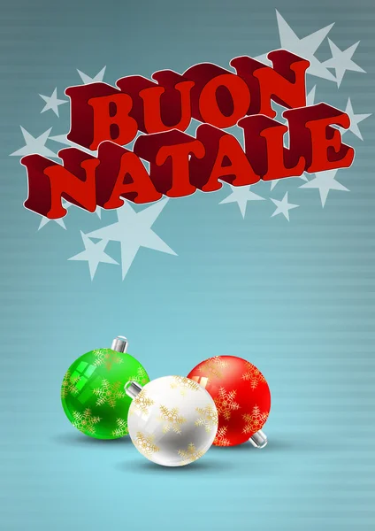 Vánoční italská — Stockový vektor
