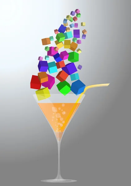 Abstract cocktail — Stockvector