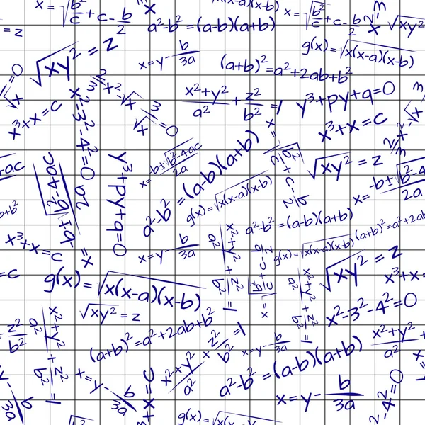 Wzór formuły matematyczne — Wektor stockowy