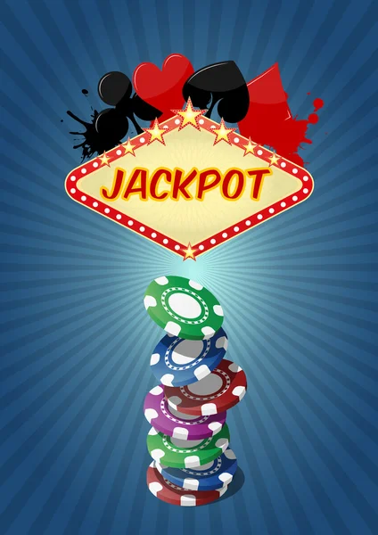 Casino jackpot — Archivo Imágenes Vectoriales