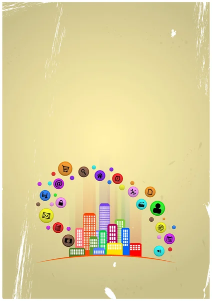 Cidade inteligente —  Vetores de Stock