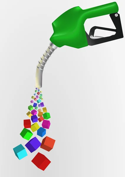 Petrol pump — Stock Vector