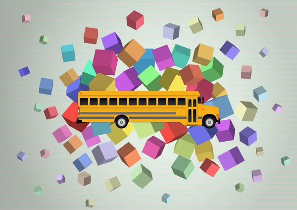 Schoolbus — Stockvector