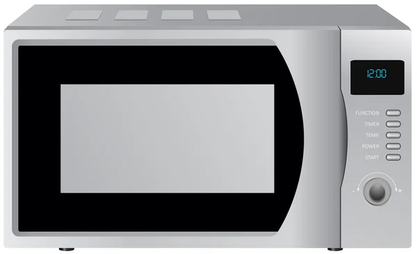 Illustrazione del forno a microonde — Vettoriale Stock