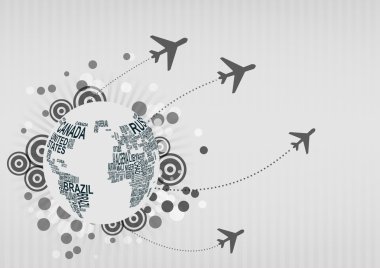 uçak dünya çapında