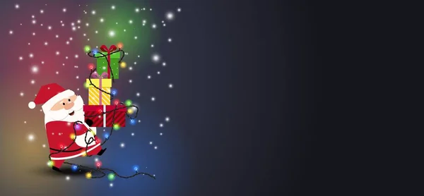 Різдвяний Дизайн Прикраси Подарунок Коробки Колір Сніжинки Чорний Золота Легка — стоковий вектор