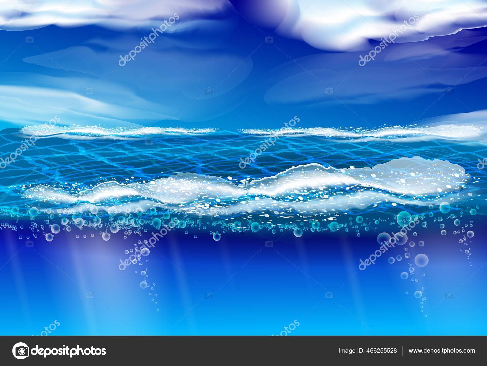 矢量海浪符号集设计用,如徽章或标志模板.海和波浪在透明的背景上。海潮蓝浪飞溅的素描图库矢量图©executioner-4 466255528, image size:1600x1205