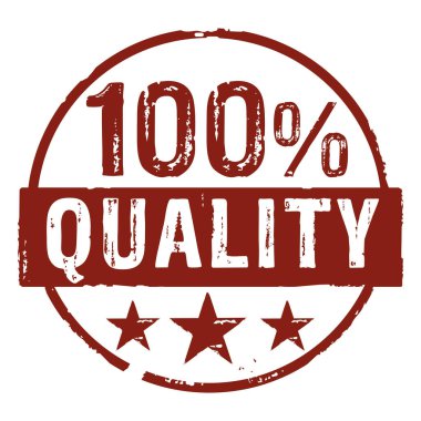 Kalite% 100 grunge pul vektör sembolü. En iyisi, iş, marka, marka ve yüksek kalite konsept resimleme.