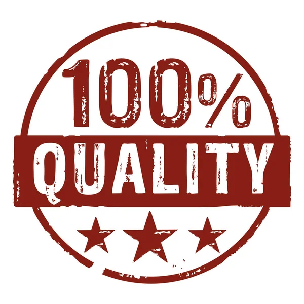 Kalite% 100 grunge pul vektör sembolü. En iyisi, iş, marka, marka ve yüksek kalite konsept resimleme.