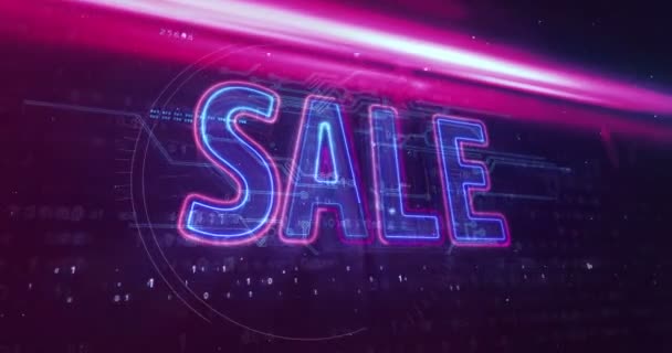 Promocja Reklamy Sprzedaży Sezonowe Zakupy Specjalna Oferta Cyber Poniedziałek Czarny — Wideo stockowe