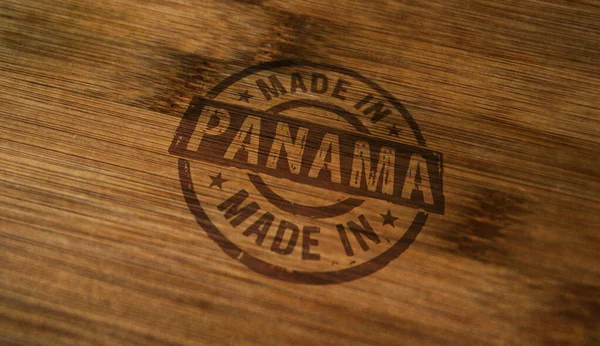 파나마 우표에 상자에 인쇄되어 만들어 — 스톡 사진
