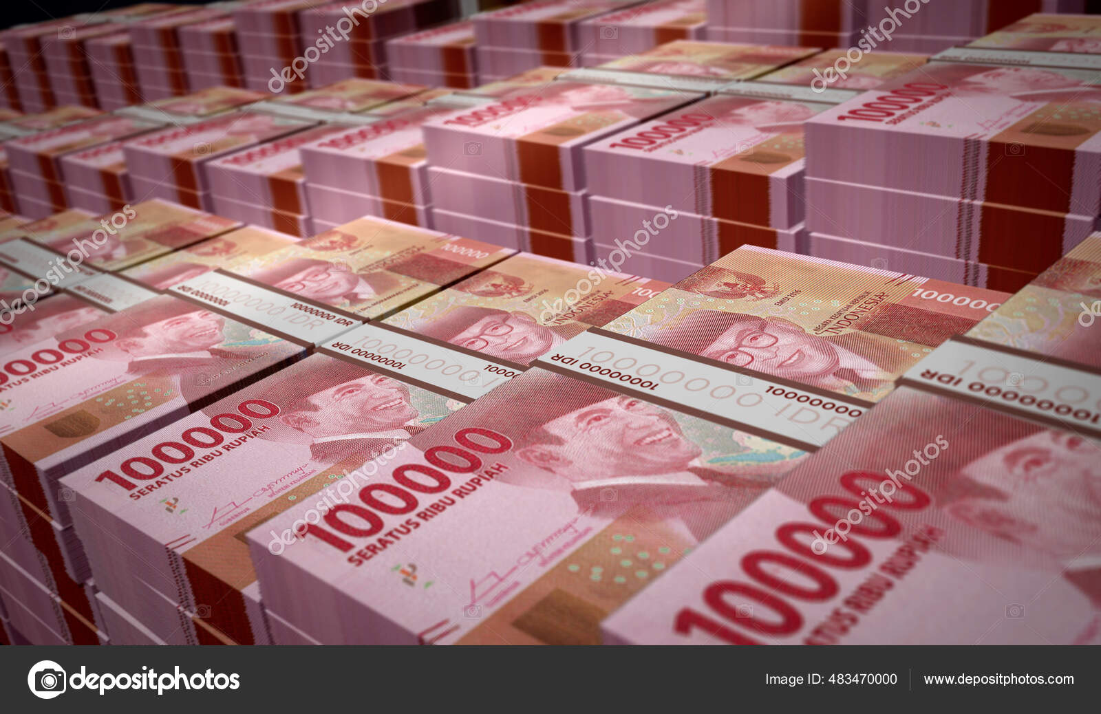 Ilustrasi Sebanyak Uang Rupiah Indonesia Tumpukan Uang Kertas Huf ilustrasi-sebanyak-uang-rupiah-indonesia-tumpukan-uang-kertas-huf
