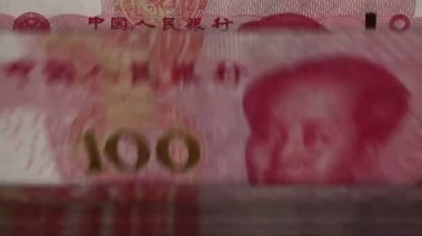 A metaphor for the competition between the Chinese yuan and Taiwan Dollar. Economic and financial war. Money count loopable seamless 3d animation. Concept of crisis, business, conflict and economy.