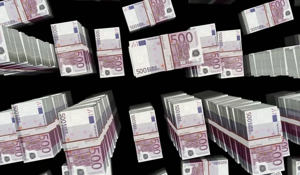 Eurosedelpaket — Stockfoto