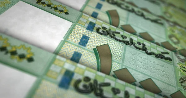 Libanon Libra Peněz Otisk Ilustrace Tisk Bankovek Lbp Koncepce Financí — Stock fotografie