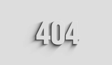 Hata 404 sayfası bulunamadı oops problem sembolü dijital kavram. Ağ, siber teknoloji ve bilgisayar arkaplanı soyut 3D resimleme.