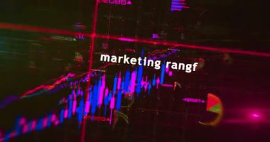 Ticari alışveriş çevrimiçi iş diyagramları grafikler ve grafikler hızlı kusursuz döngüsüz analiz kavramı animasyonu