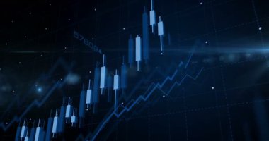 Büyük veri dijital teknoloji grafikleri ve grafikleri konsepti