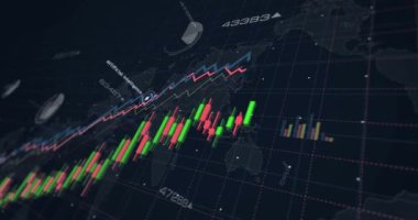 Büyük veri dijital teknoloji grafikleri ve grafikleri kusursuz ve çevrilebilir konsept