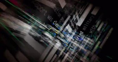 Medyada çok gizli haber başlıkları olarak sınıflandırıldı. Soyut konsept döngü gösterir. Ekranlar arasında uçma efekti pürüzsüz ve döngülü 3d.