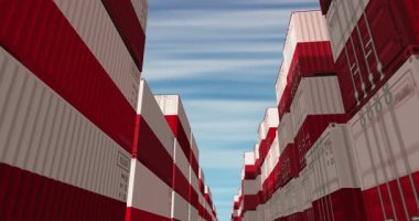 Polonya kargo konteynırlarını sorunsuz ve geri dönüşümlü iş konseptiyle ihraç edip ihraç ediyor. Polonya sanayi sanayi sanayi sanayi sandığı 3D döngü.