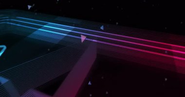 Elektrik uyarısı ve elektrik şoku tehlikesi dijital soyut konsept holografik cam sembolü. Siber teknoloji ve bilgisayar arkaplan 3D nesne.