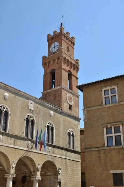 Pienza, Toszkána, Olaszország. — Stock Fotó