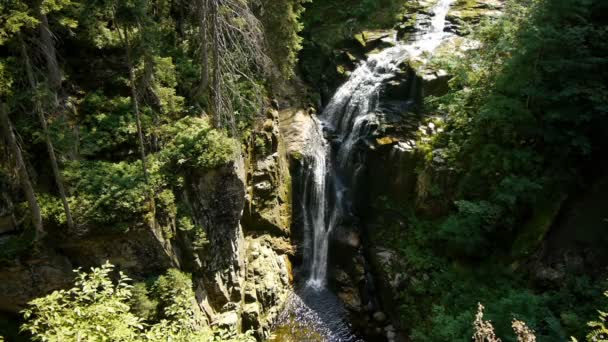 Cascata in montagna — Video Stock