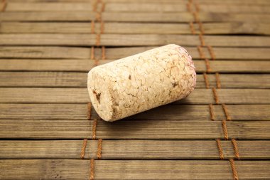 Yakın çekim vintage şarap Cork