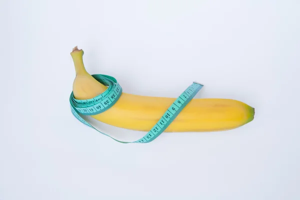 Банан сантиметр — стокове фото