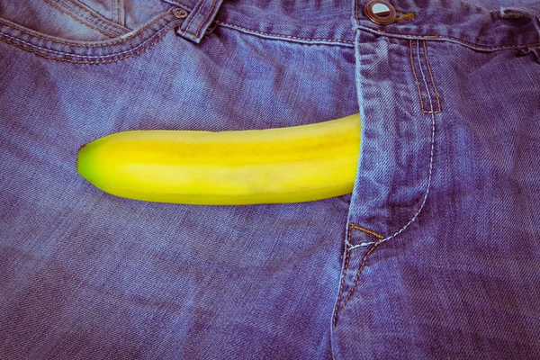 Банан джинси — стокове фото