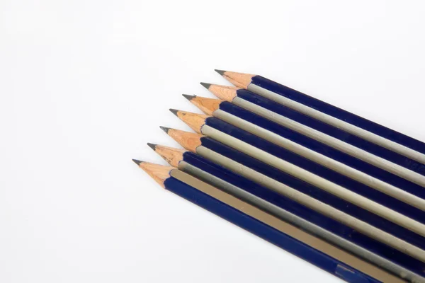 Schwarze Bleistifte — Stockfoto