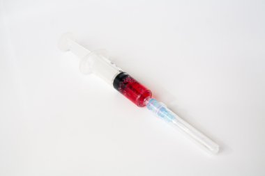 syringes isolated on white
