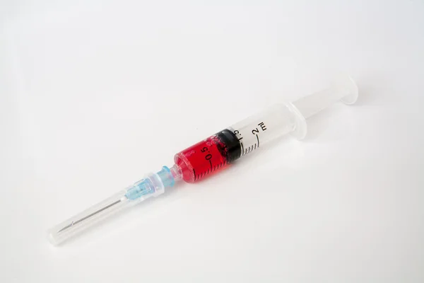 Syringes isolated on white — Stock Photo, Image