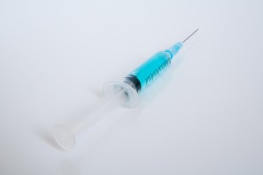 syringes isolated on white