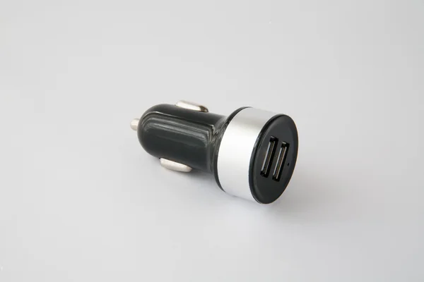 Автомобільний зарядний пристрій USB — стокове фото