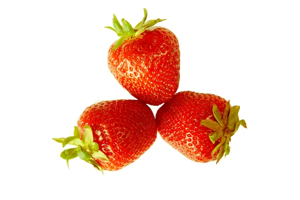 Aardbeien berry geïsoleerd — Stockfoto