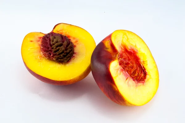 Fruto de nectarina aislado — Foto de Stock