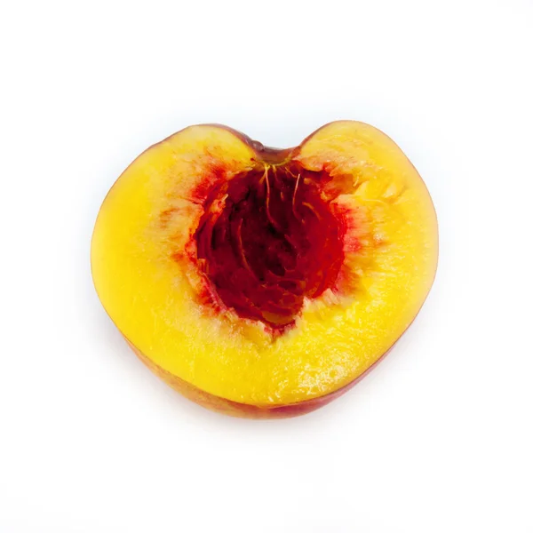 Нектариновые фрукты изолированы — стоковое фото