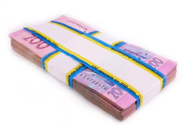 Ukrayna Hryvnia 'sı. Yakın çekim.