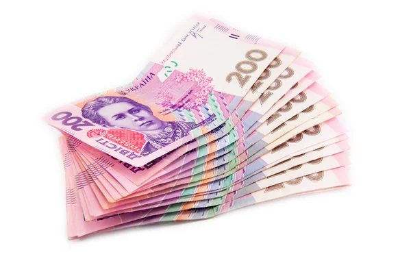 Ukrayna Hryvnia 'sı. Yakın çekim.