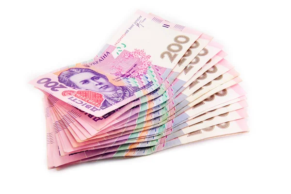 Ukrayna Hryvnia 'sı. Yakın çekim.