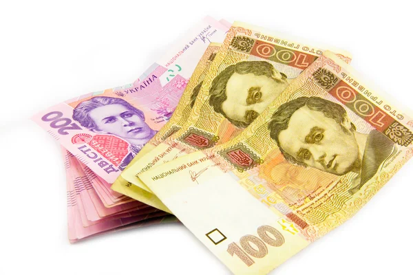 Ukrayna Hryvnia 'sı. Yakın çekim.