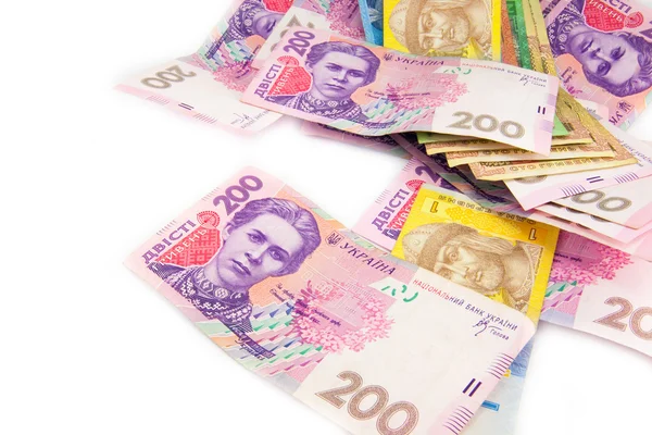 Ukrayna Hryvnia 'sı. Yakın çekim.