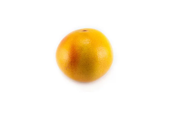 Grapefruit isoliert auf Weiß — Stockfoto