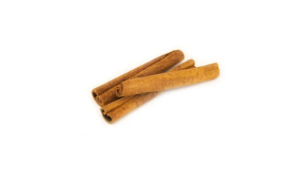 Cinnamon sticks on white background — Stock Photo, Image