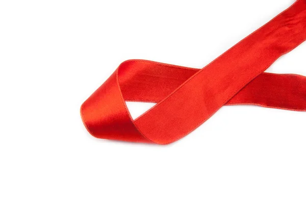 Червона закладка стрічки ізольована — стокове фото