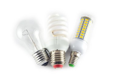 LED, onay kutularını işaretleyerek ile neon ve tungsten ampul.