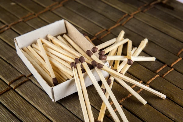 Matches on the table — Stock Photo, Image
